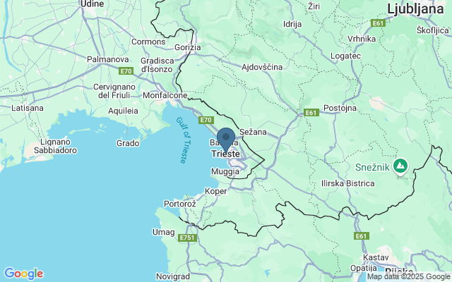 Kaart met locatie Piazza Unita